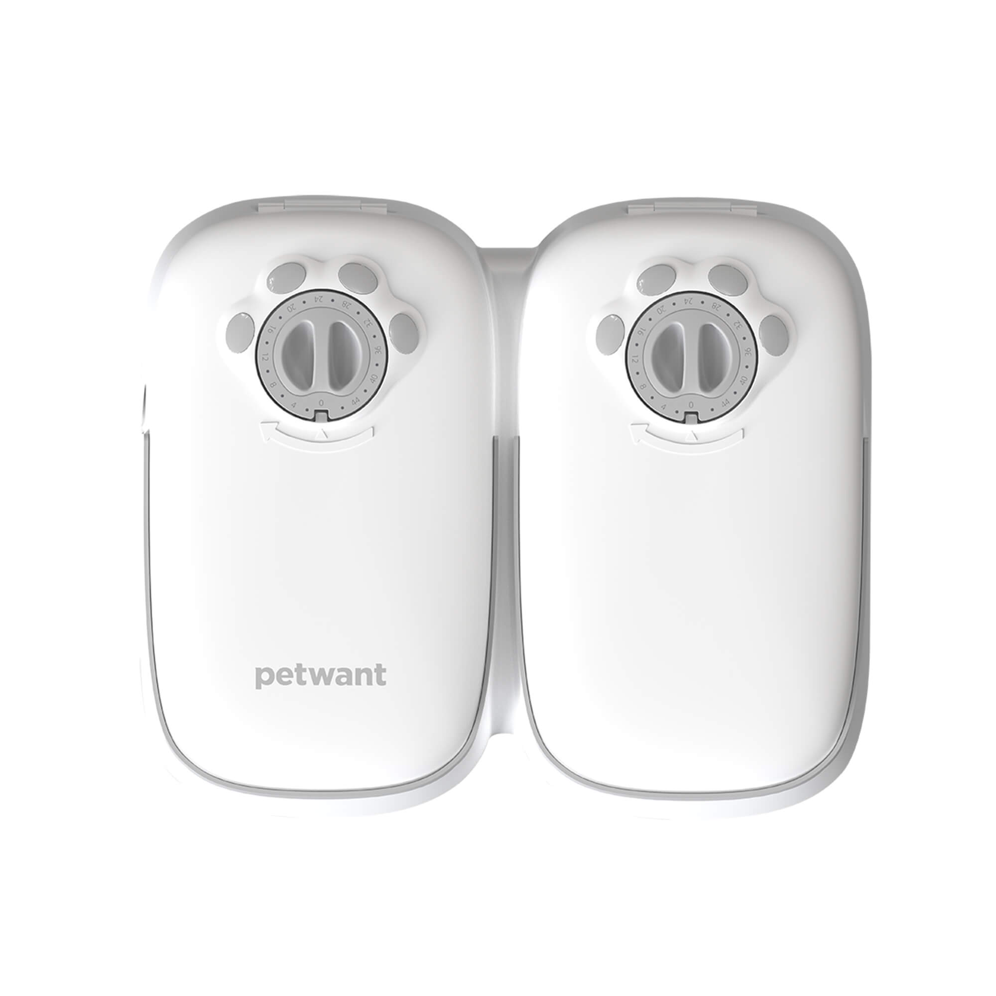 Petwant Multifunctional Intelligent Double Meal Auto Cat Dog Small Animal Food Feeder Timed Automatic Pet Feeder-petwant