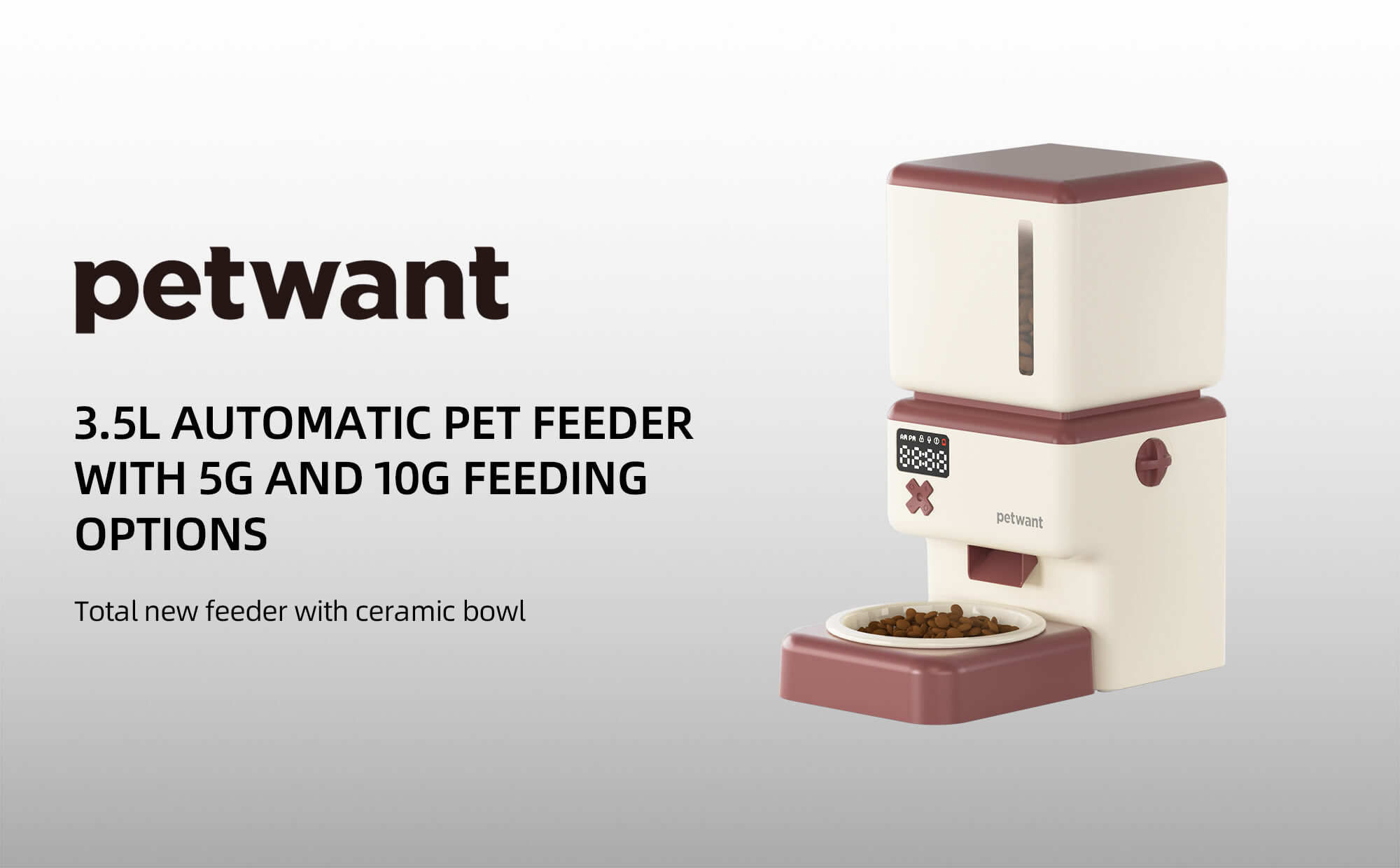 petware automatic pet feeder