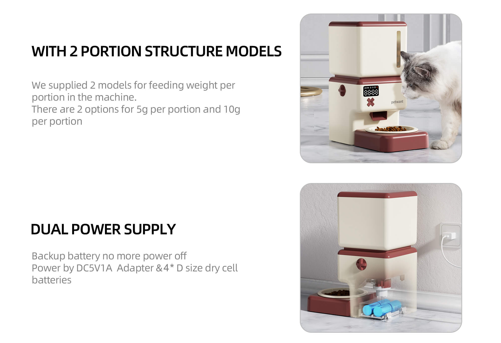 petware automatic pet feeder