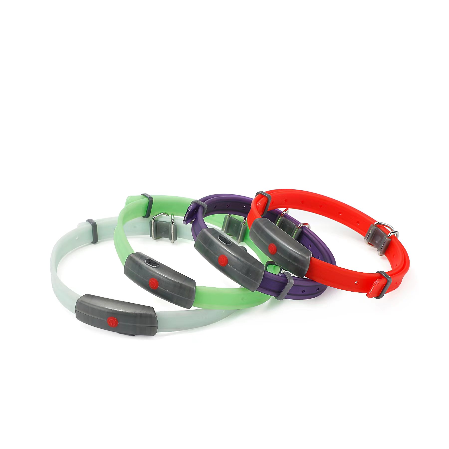 Petwant LED Pet collars with Good flexibility not easy to break can be bent and use for night walk notice-petwant
