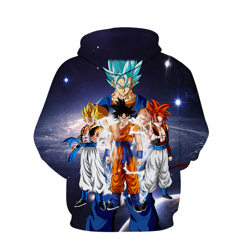 Dragon Ball Black Vegeta Hoodies 