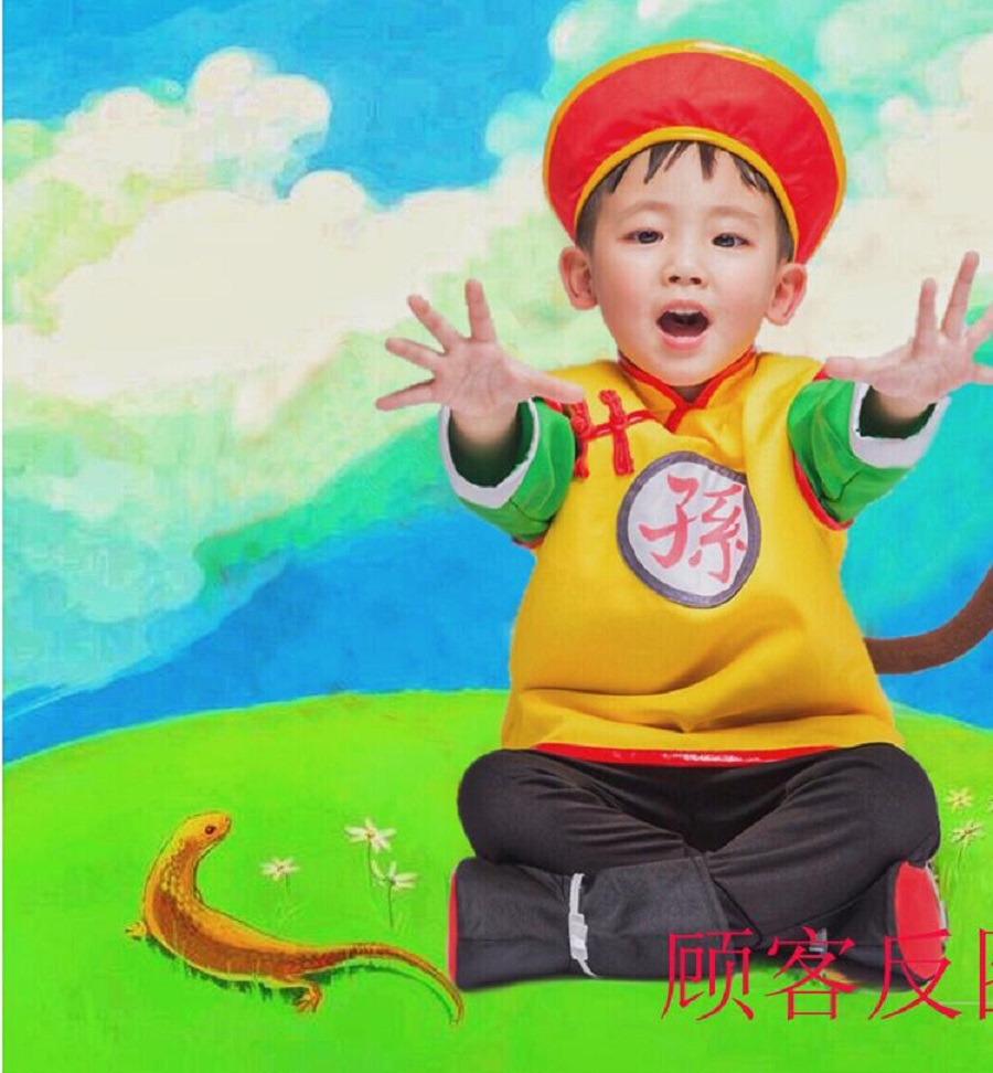 Dragon ball Z Son Gohan Child Cosplay Suit Cute Custom Made(send out within a week)