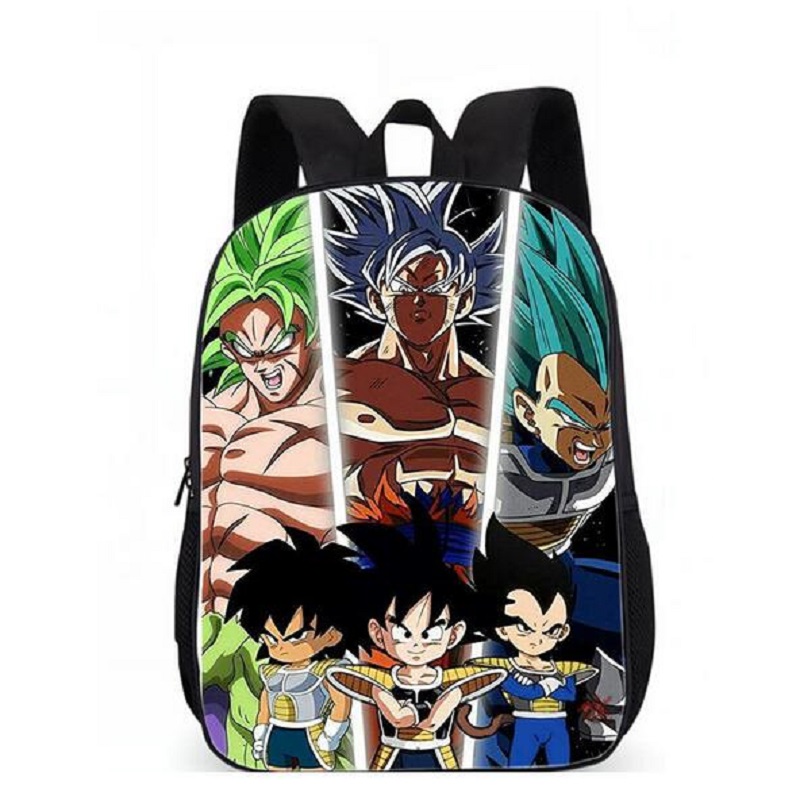 DBZ Vegeta Student Backpack Book Bags