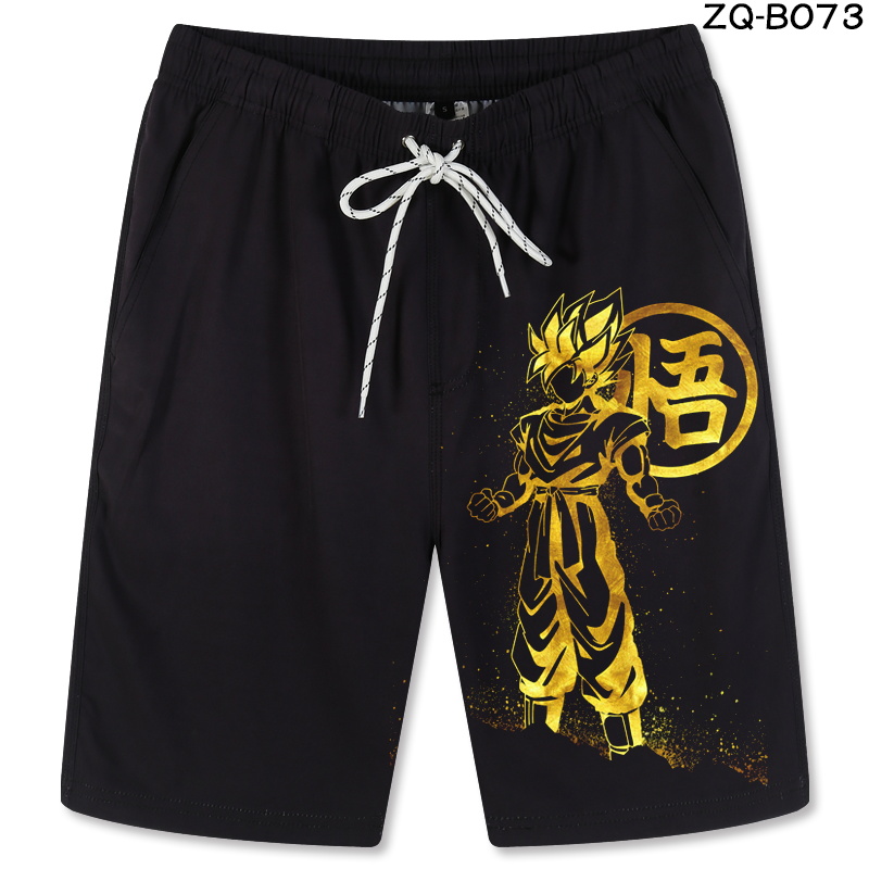 Dragon Ball z Goku&Frieza Black Shorts Pants
