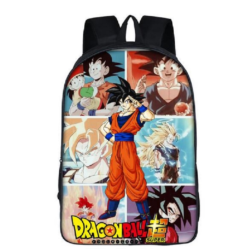 DBZ Vegeta Student Backpack Book Bags