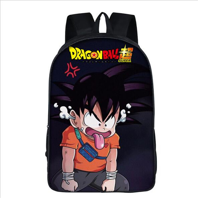DBZ Vegeta Student Backpack Book Bags