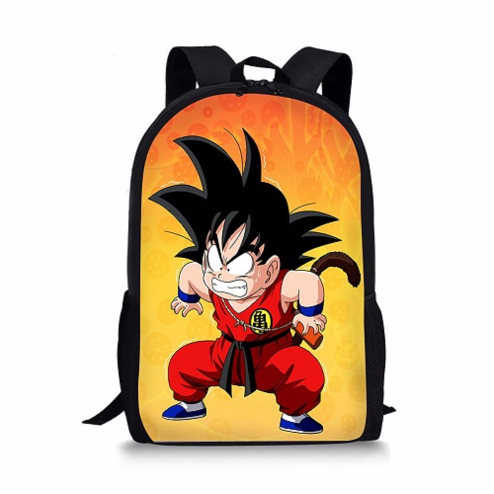 DBZ Vegeta Student Backpack Book Bags