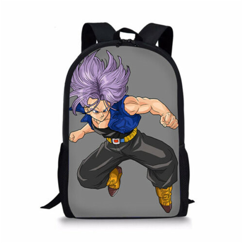 DBZ Vegeta Student Backpack Book Bags