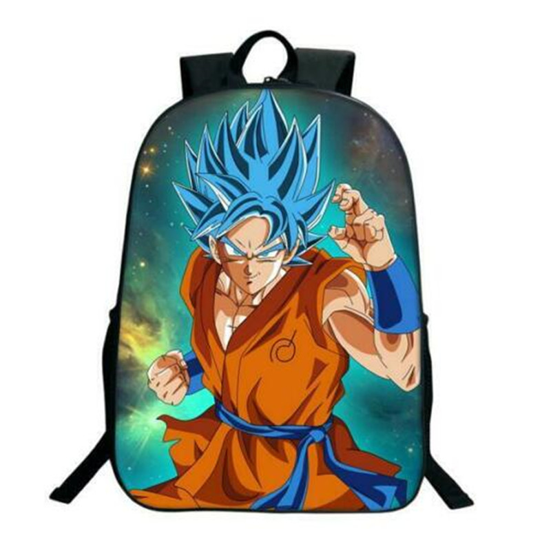 DBZ Vegeta Student Backpack Book Bags