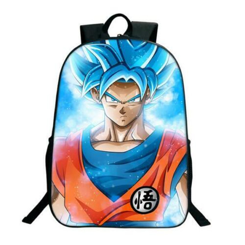 DBZ Vegeta Student Backpack Book Bags