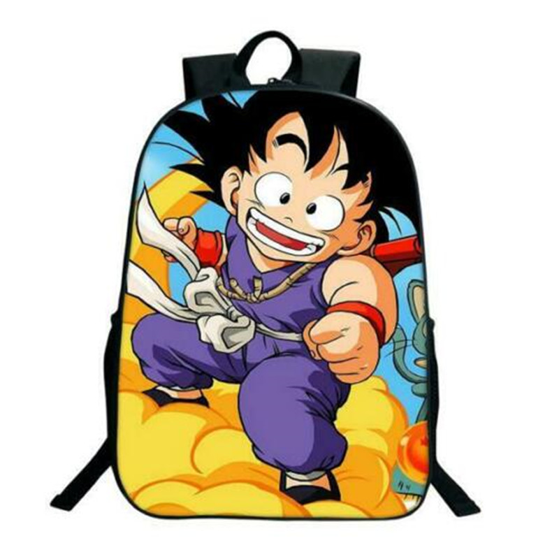 DBZ Vegeta Student Backpack Book Bags