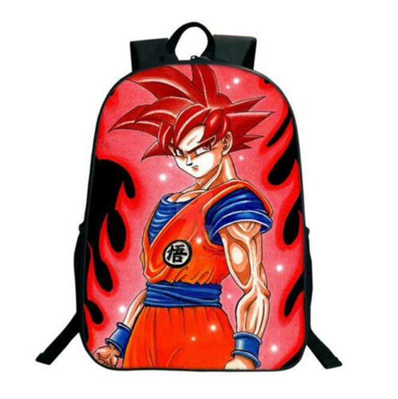 DBZ Vegeta Student Backpack Book Bags