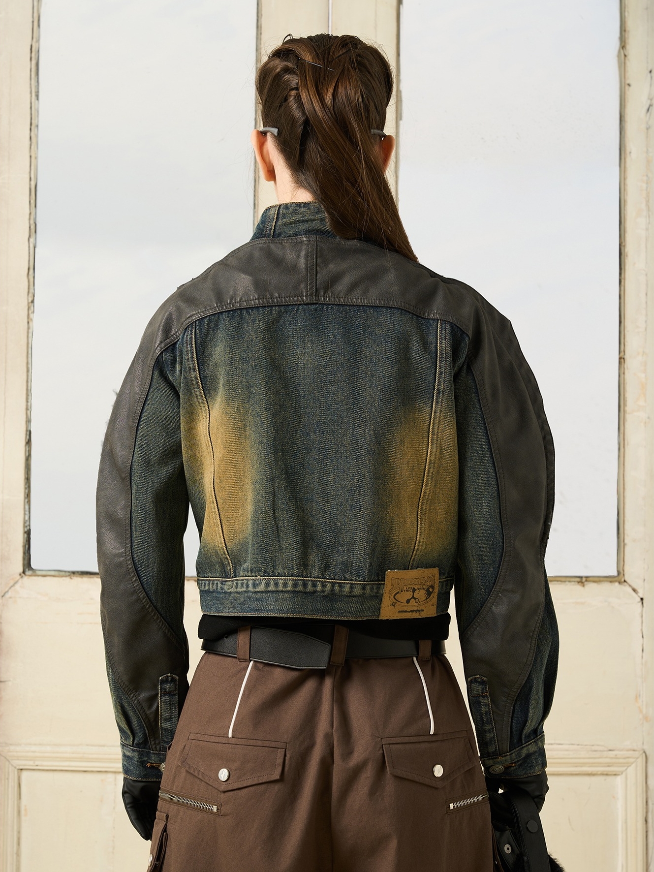 1/3 BLIND 23SS SLIM FIT FLYING LAPEL DENIM JACKET