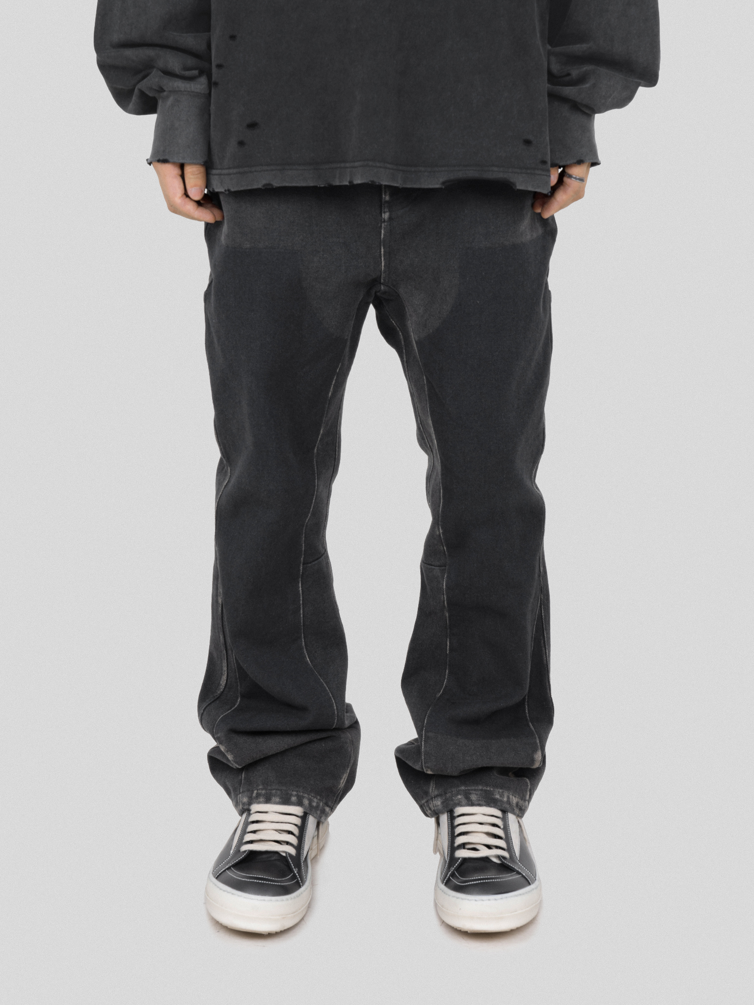 UNDERWATER AW22 FADED FLARE PANTS
