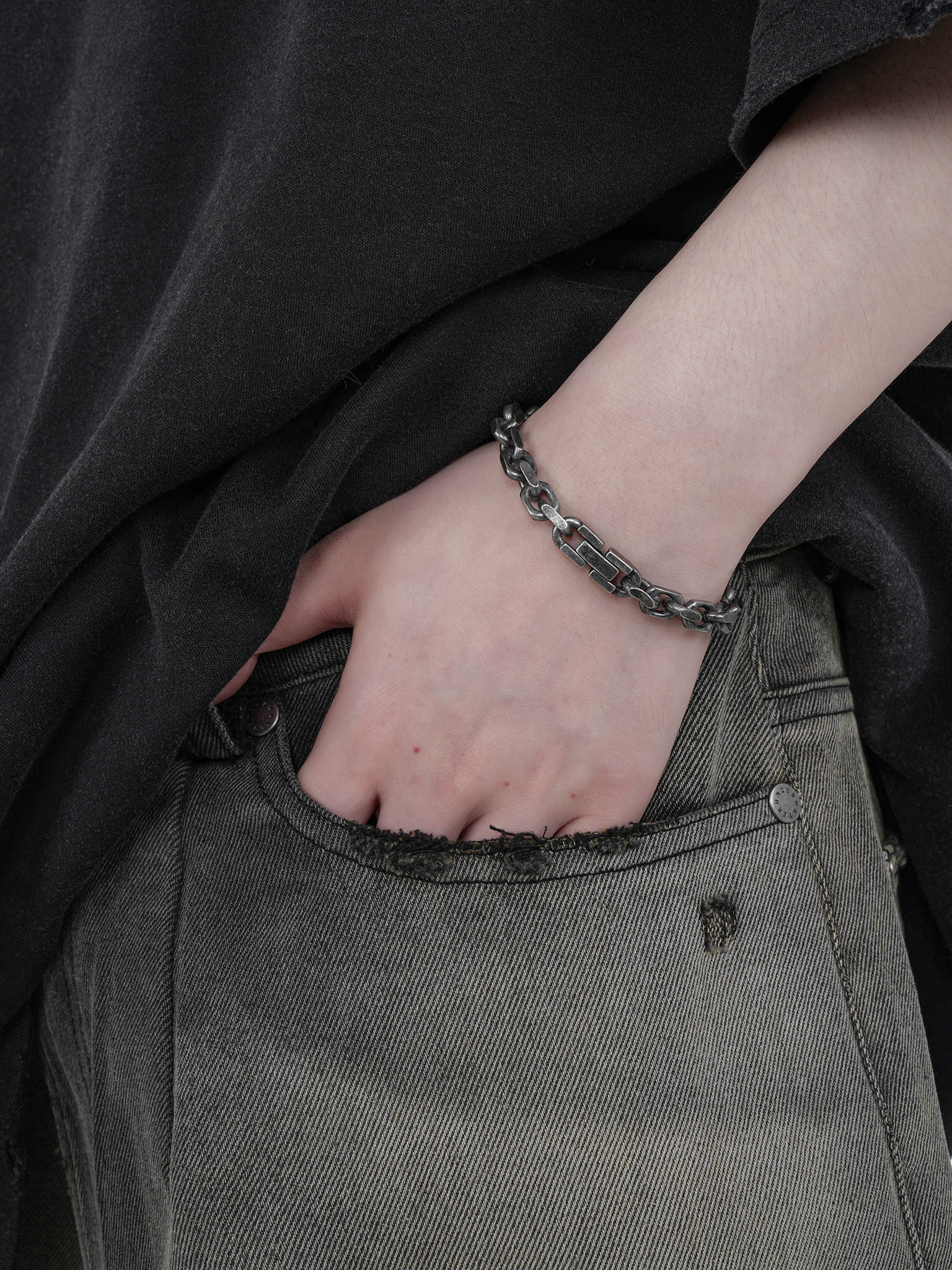 UNDERWATER SS21 LOGO WASTELAND CHAIN BRACELET