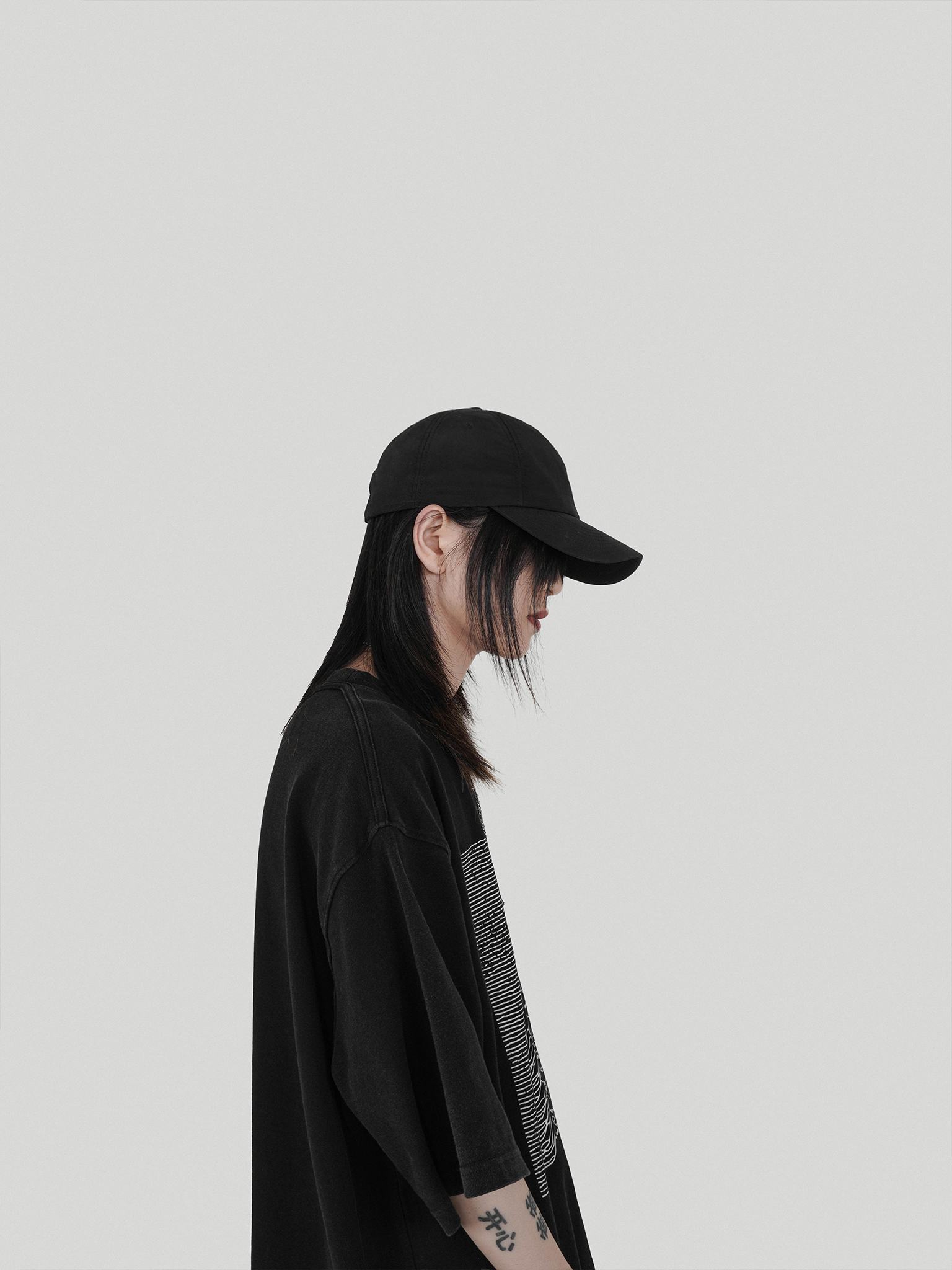 UNDERWATER SS21 LOGO NYLON BASEBALL CAP