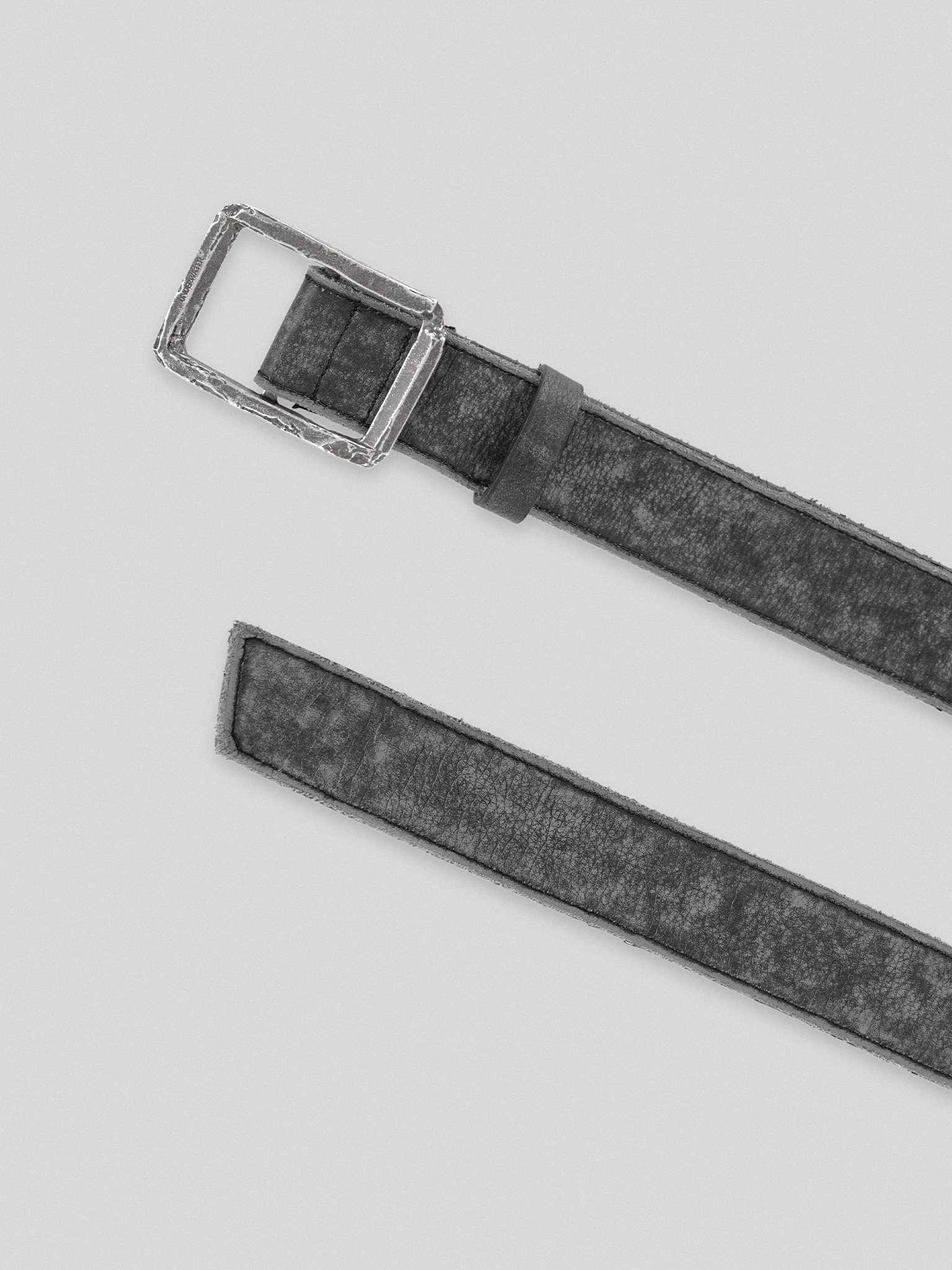 UNDERWATER SS23 DISTRESSED LEATHER BELT