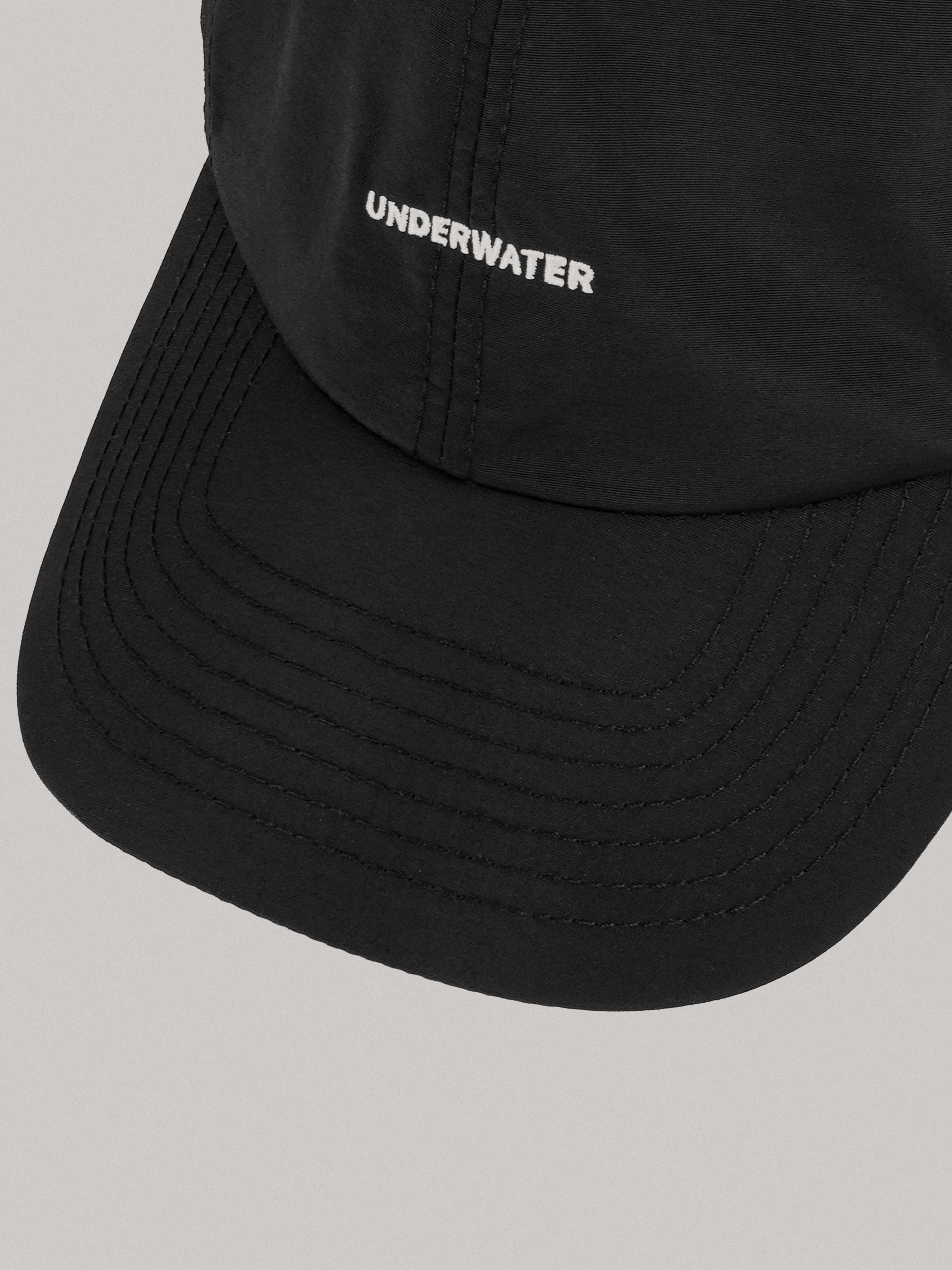 UNDERWATER SS21 LOGO NYLON BASEBALL CAP
