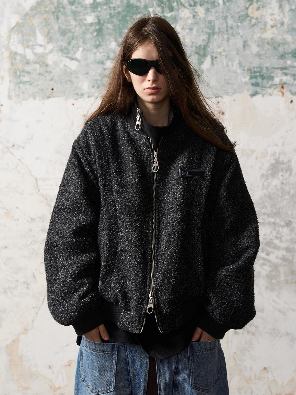 1/3BLIND 22AW ASYMMETRICAL IRREGULAR COTTON-PADDED JACKET