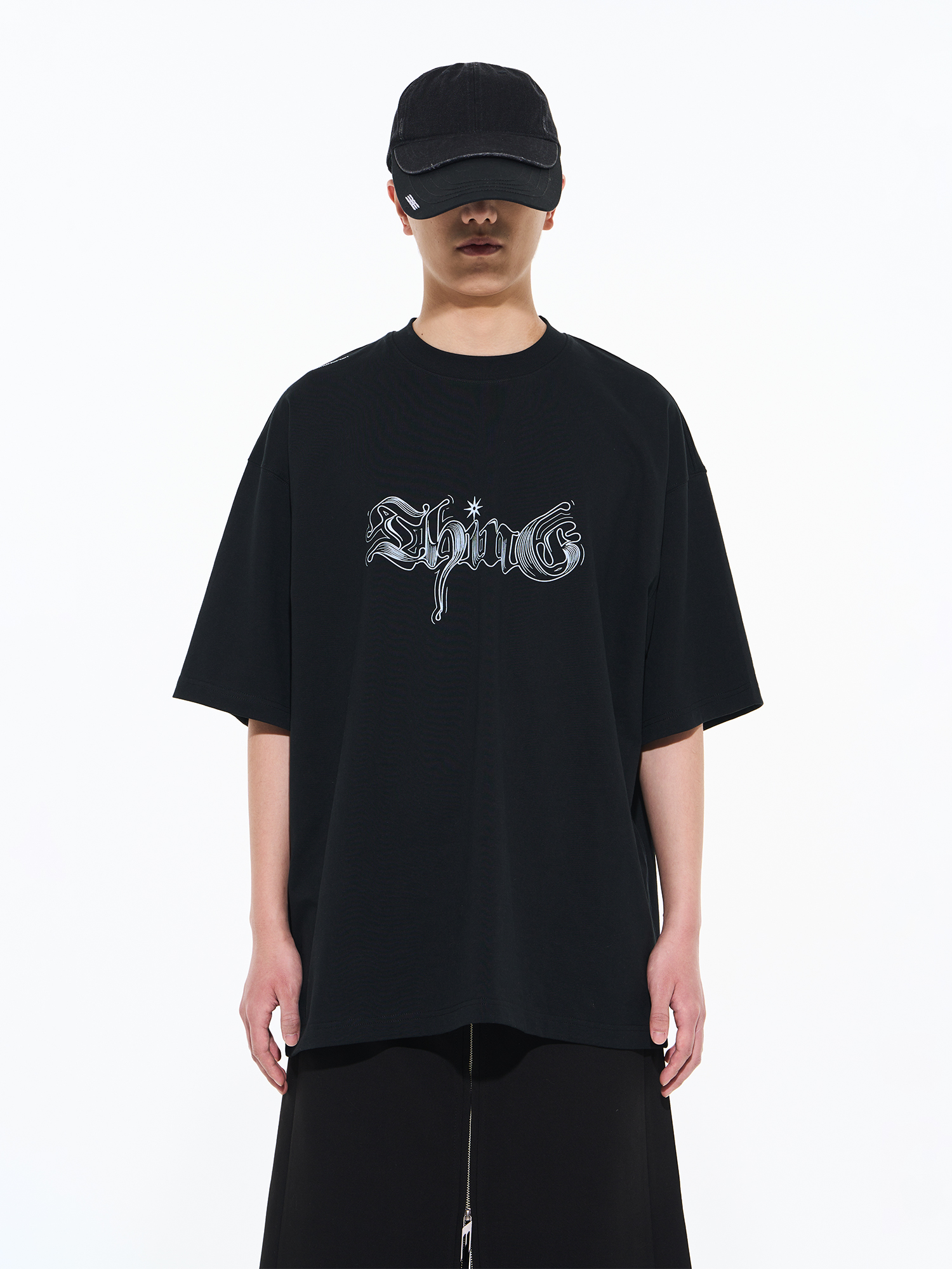 BLIND NO PLAN 23SS BASIC PRINTED T-SHIRT
