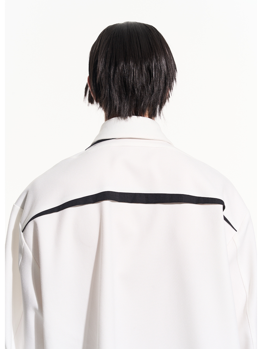 BLIND NO PLAN 22AW LAYERED SPLICE MULTIPLE COLLAR SHIRT