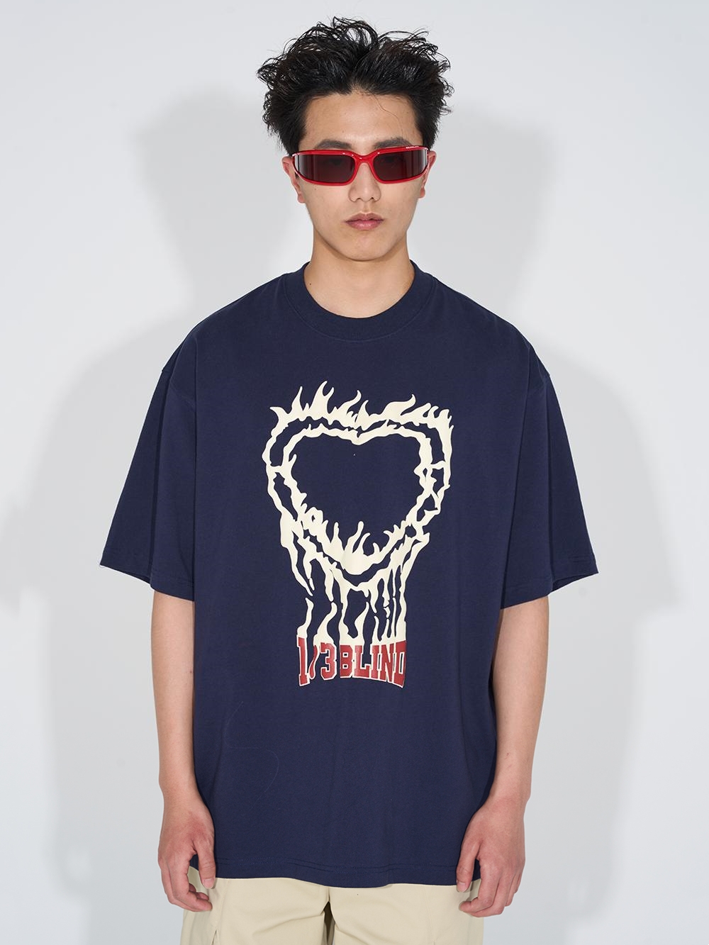 [Copy]1/3BLIND 22SS RHINESTONE LOGO TEE