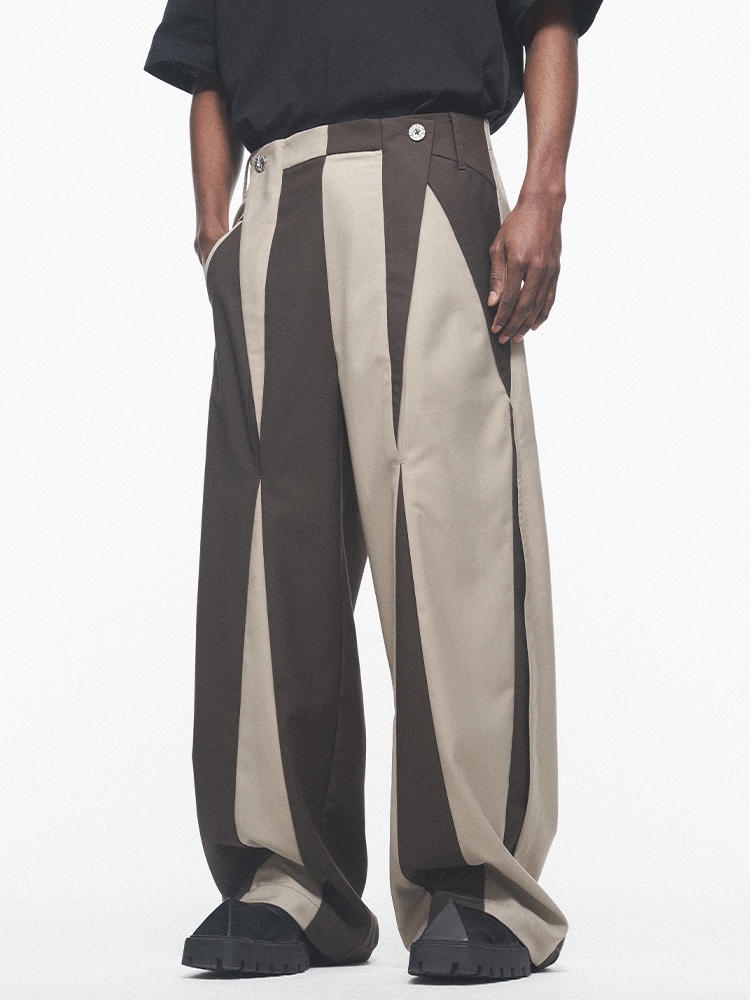 1/3BLIND 22SS HIDDEN POCKET SPLIT PANEL PANTS