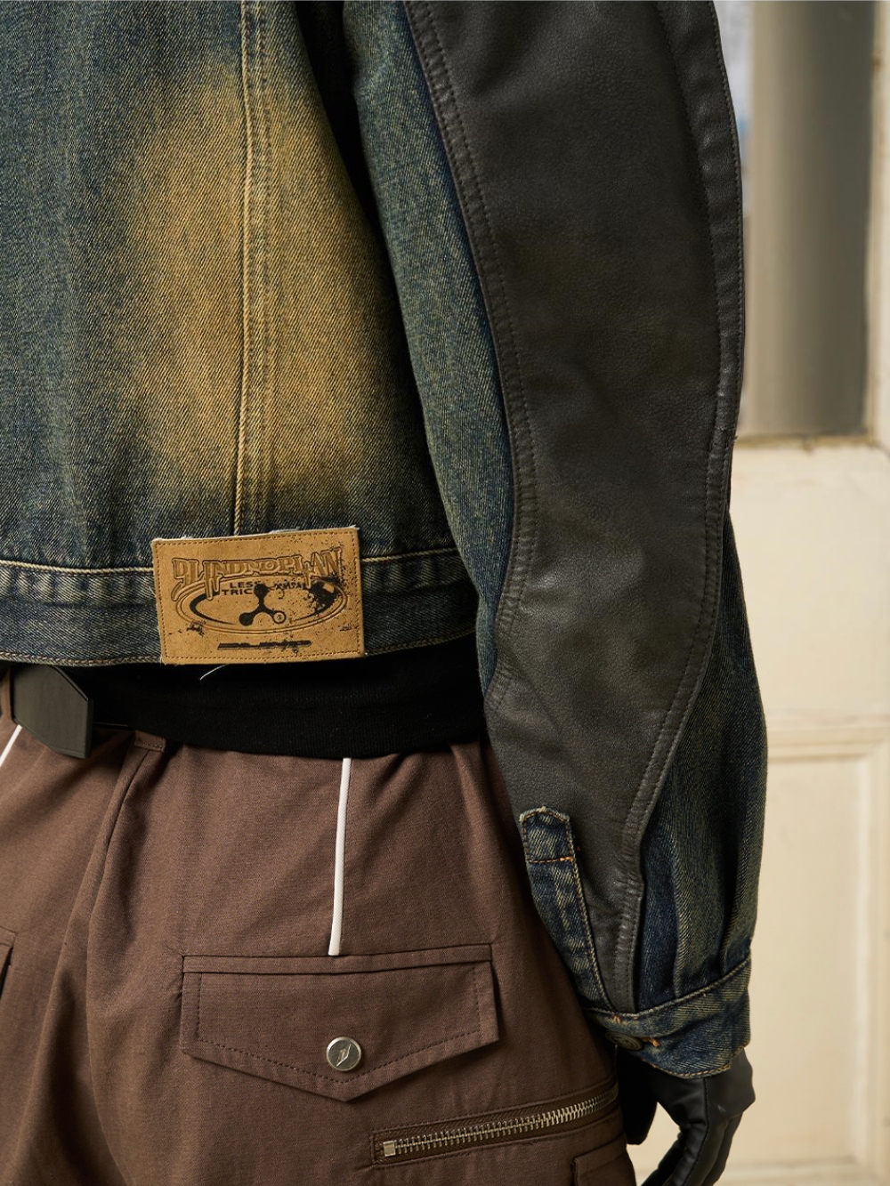 1/3 BLIND 23SS SLIM FIT FLYING LAPEL DENIM JACKET