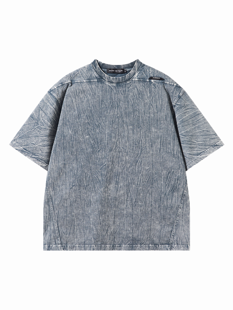 BLIND NO PLAN 23SS HEAVYWEIGHT WRINKLE TEXTURE TEE