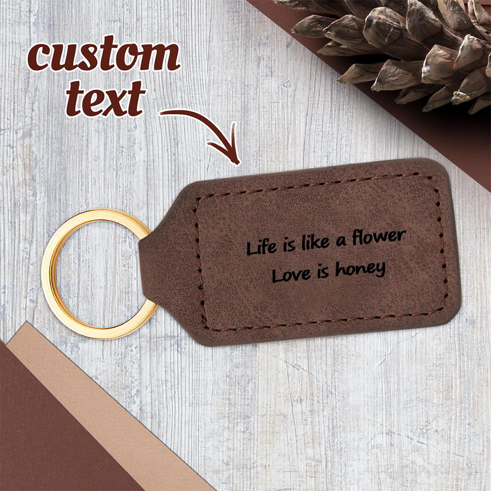 Custom engraving keychain for girlfrends Romantic Gifts - soufeelus