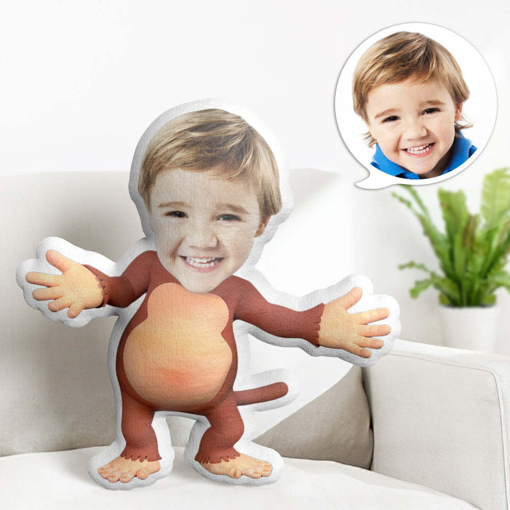 Cocomelon Gifts Custom Little Monkey Minime Throw Pillow Personalized Minime Throw Pillow Gifts - soufeelus