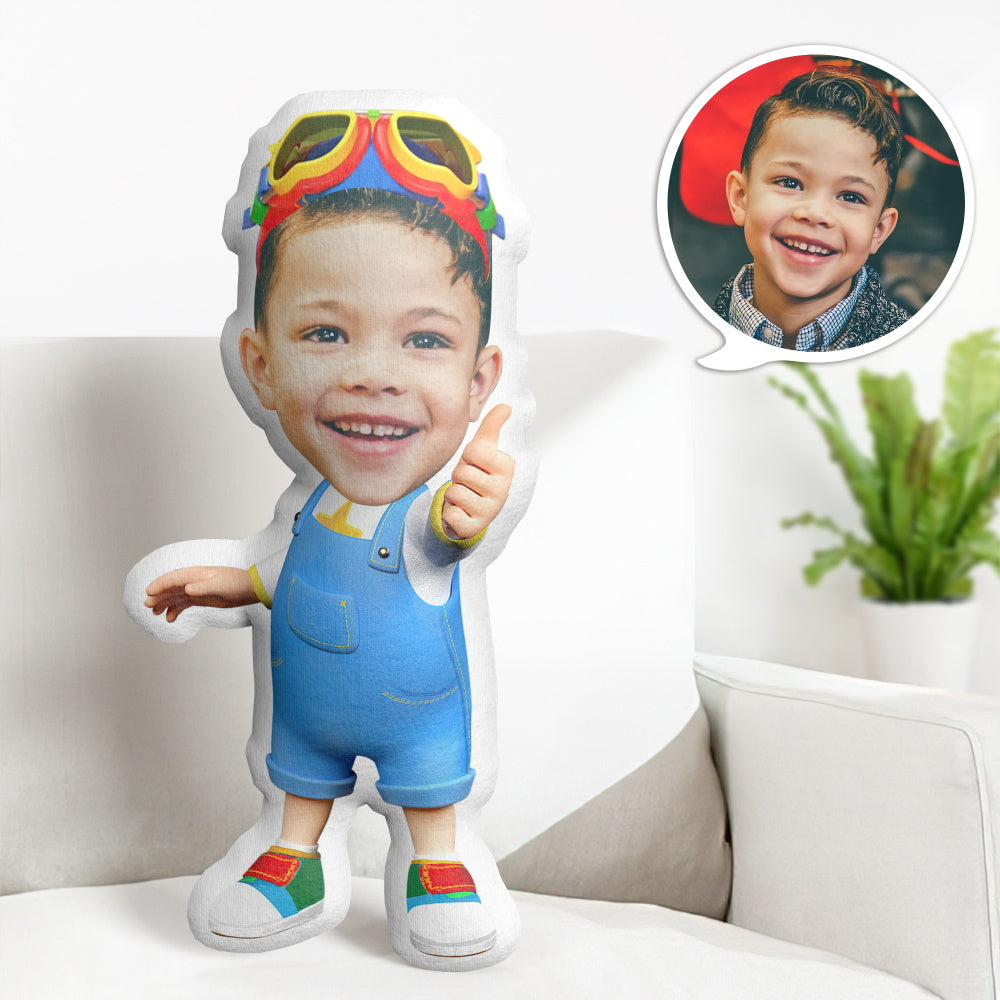 Custom Fathers Day Gifts Personalized Cocomelon Minime Throw Pillow Best Brother - soufeelus