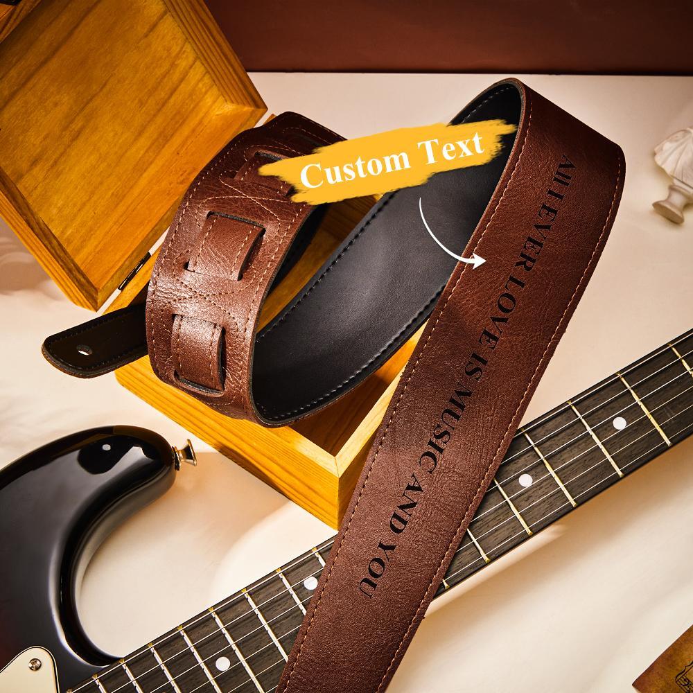 Custom Engraved Guitar Strap Crossbody Creative Gifts