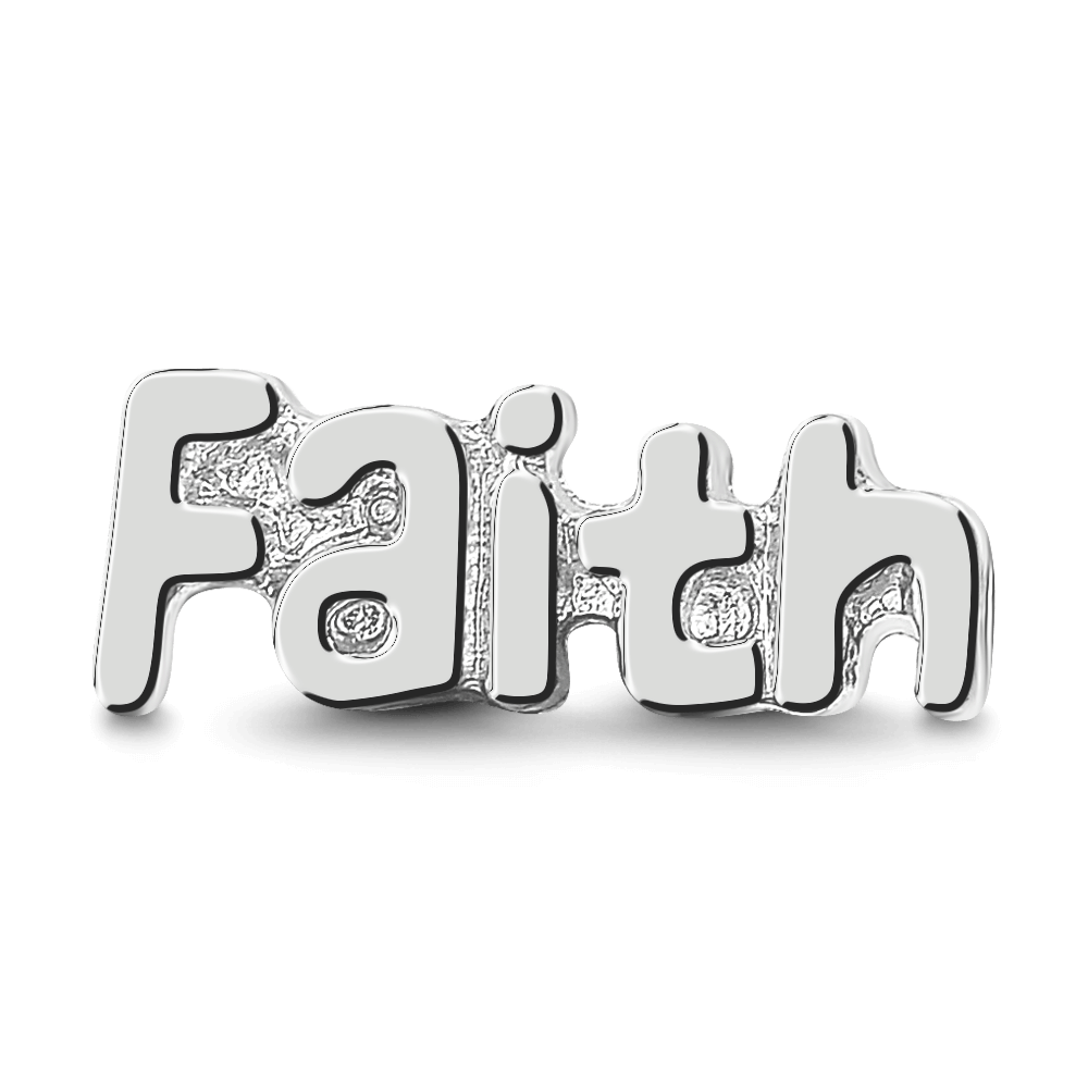 Engraving Faith Locket Charm - soufeelus