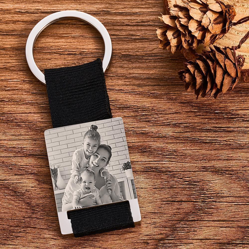 Custom Photo Engraved Calendar Key Chain Keyring Gift for Valentine's Day - soufeelus