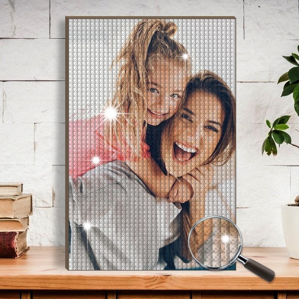 Custom Diamond Painting DIY Diamond Painting Frameless Full Square Rhinestone Unique Gifts For Mother's Day - soufeelus