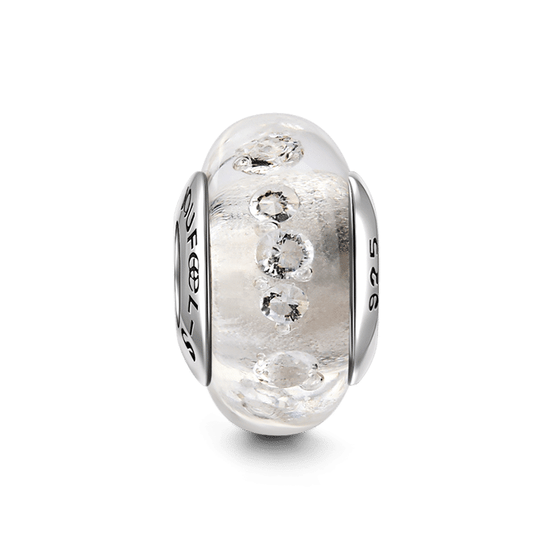 Pure Magic Charm Murano Glass Bead Silver - soufeelus