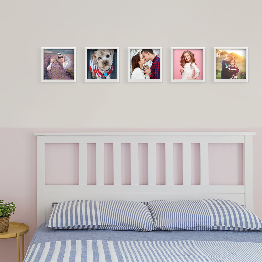 Photo Tiles Wallart Collage Housewarming Gift 8"*8" - soufeelus