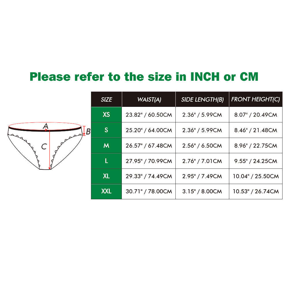 Custom Face Underwear Personalized Just Married Panties Wedding Gift -