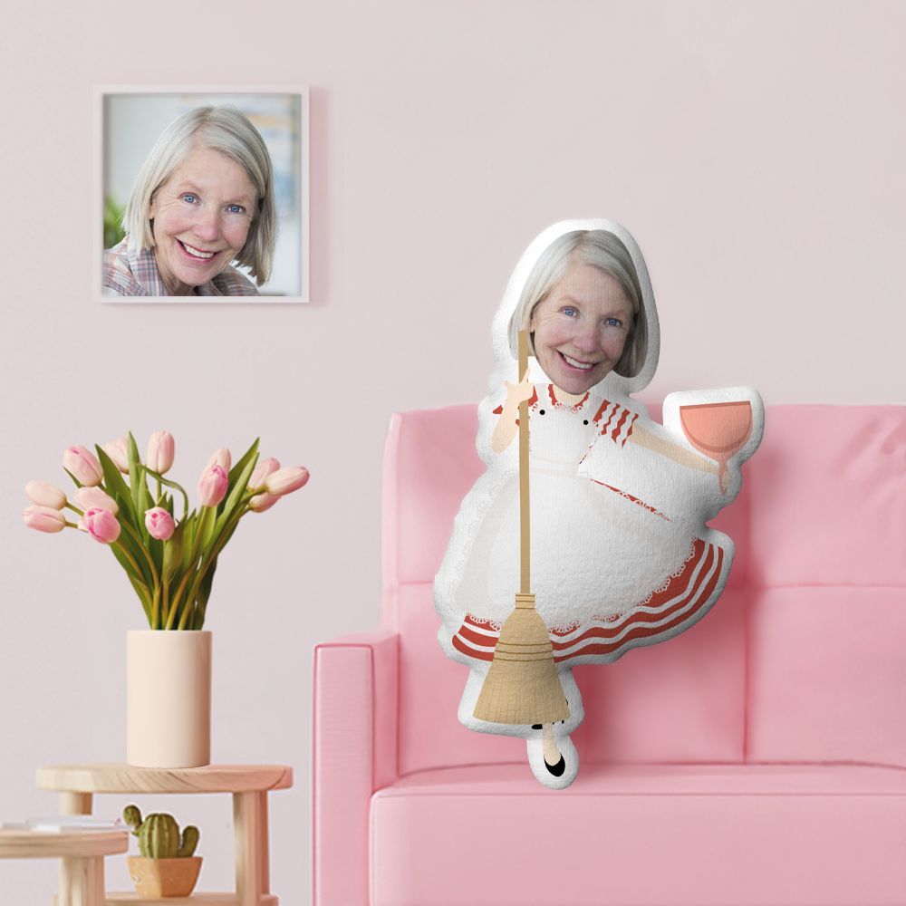 Custom Mother's Day Minime Throw Pillow Housewife Minime Throw Pillow Gifts -