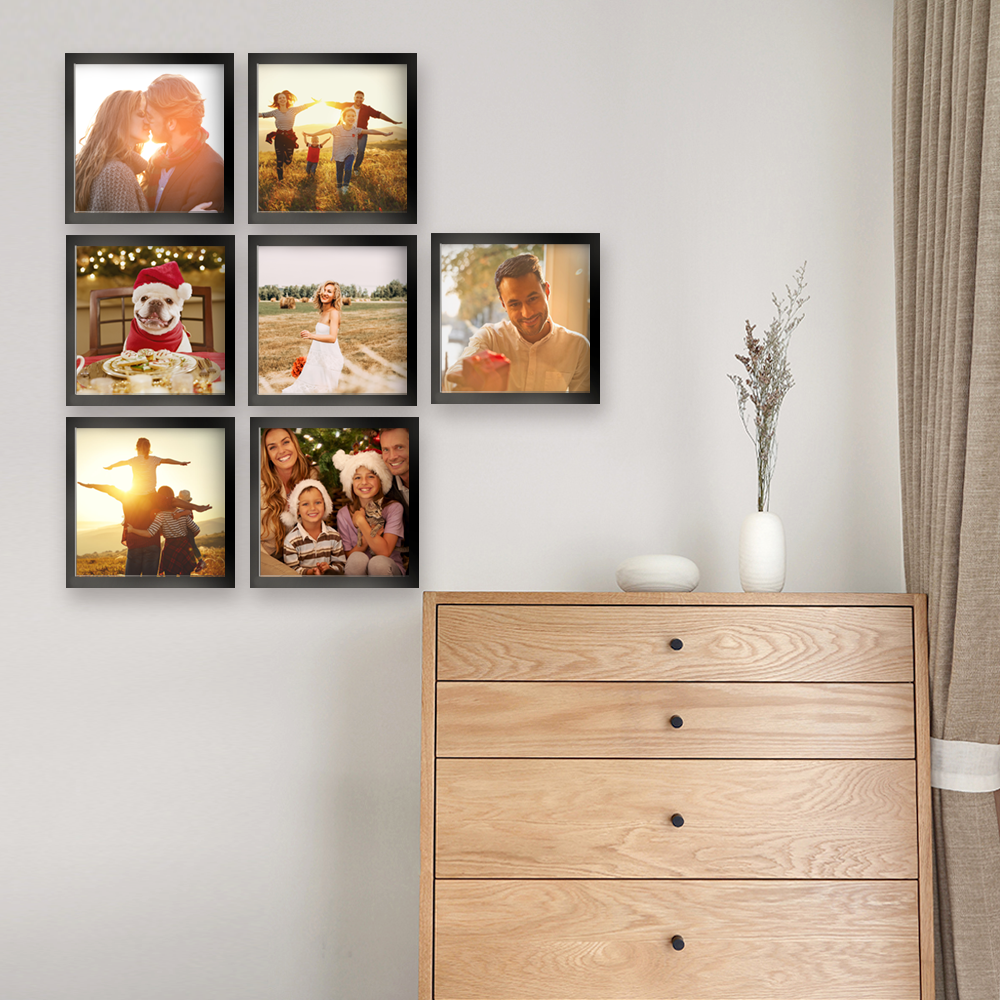 Photo Tiles Wallart Collage Housewarming Gifts Memorial Gifts 8"*8" - soufeelus