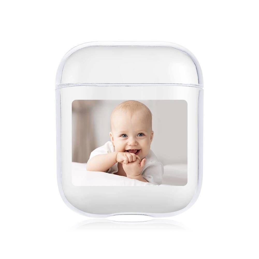 Photo Airpods Case Earphone Case Cute Baby Transparent - soufeelus