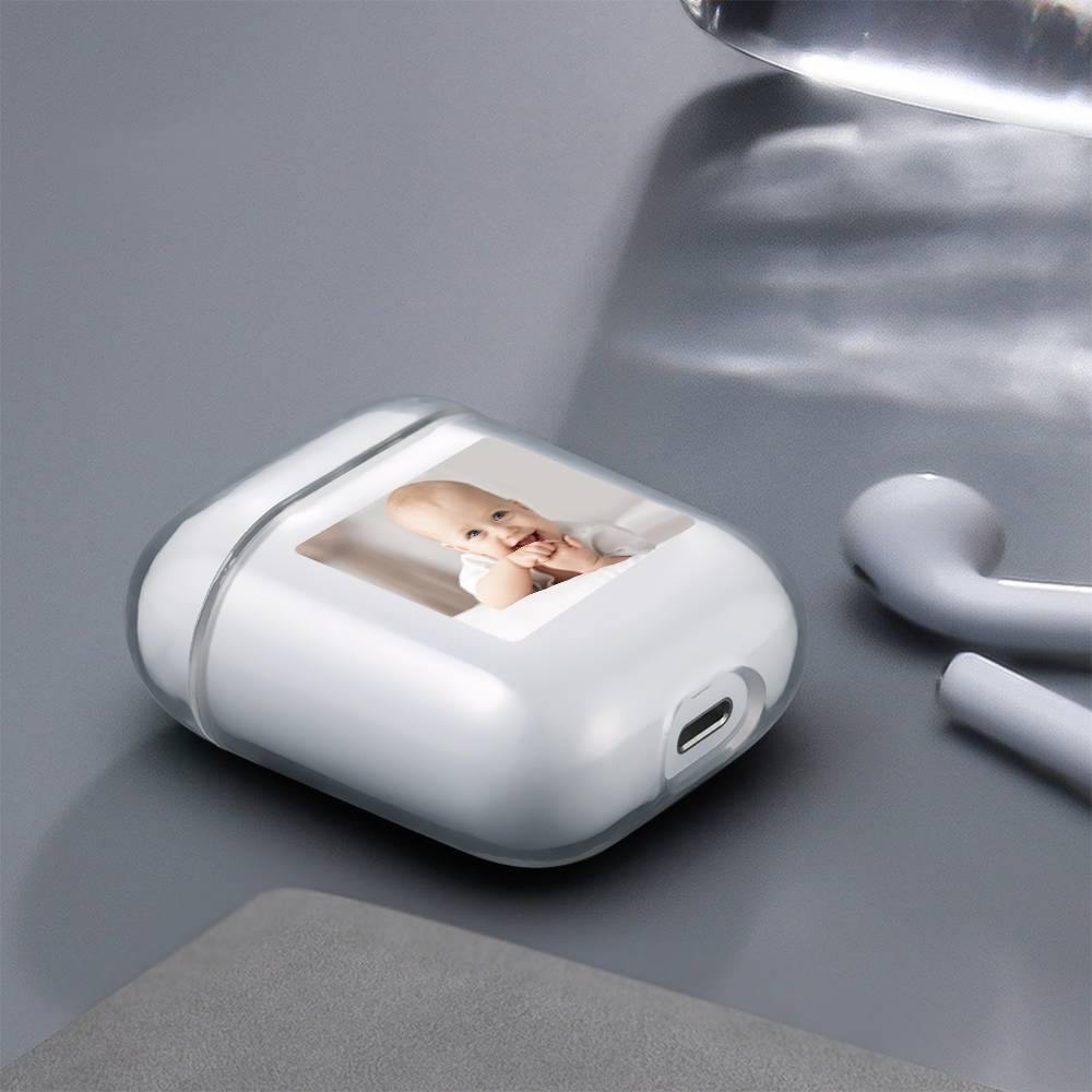 Photo Airpods Case Earphone Case Cute Baby Transparent - soufeelus