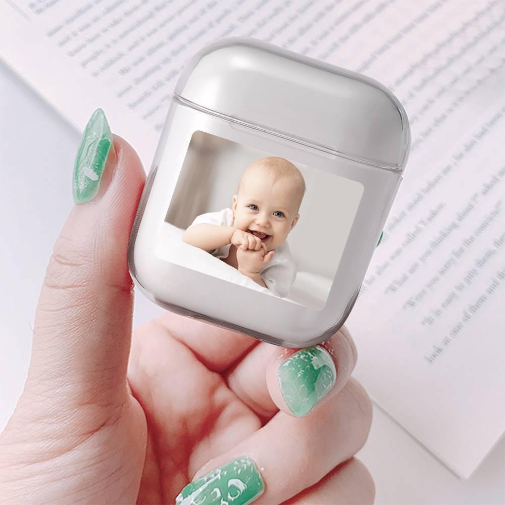 Photo Airpods Case Earphone Case Cute Baby Transparent - soufeelus