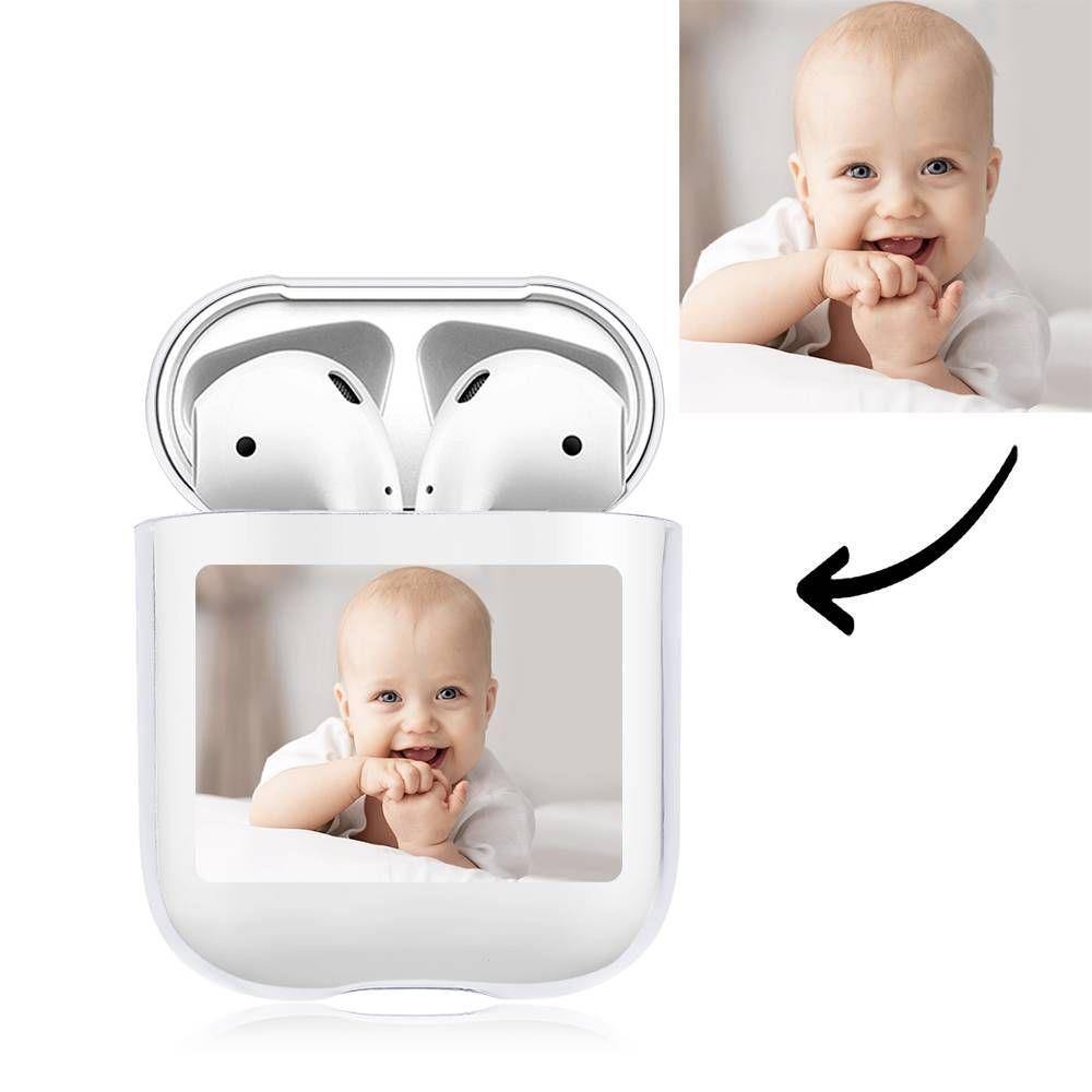 Photo Airpods Case Earphone Case Cute Baby Transparent - soufeelus