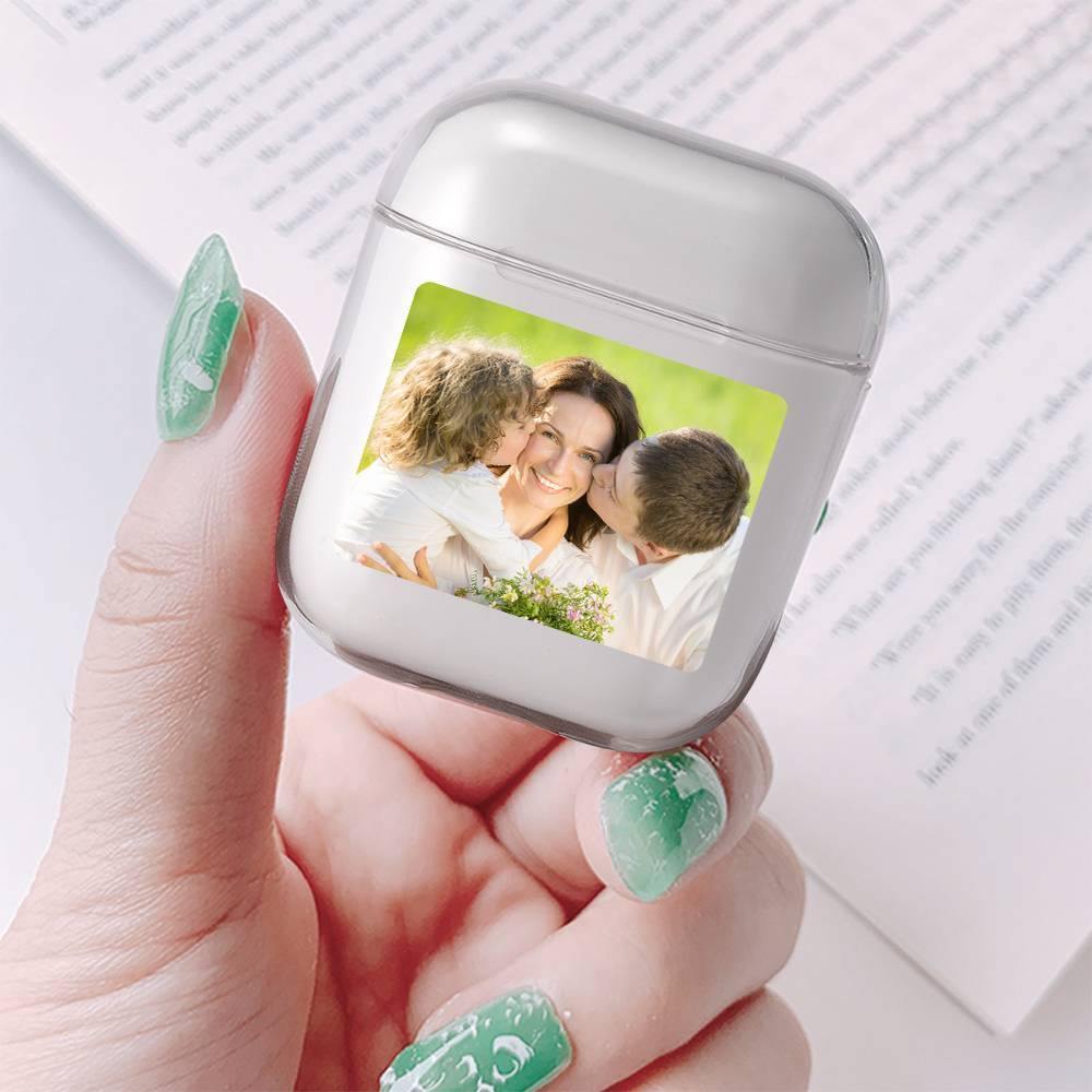 Photo Airpods Case Earphone Case Family Gift Transparent - soufeelus