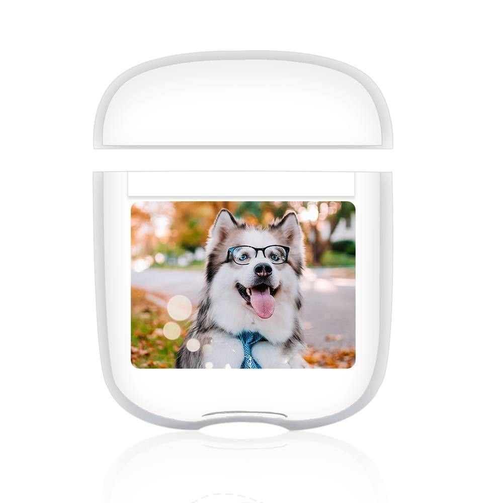 Custom Photo Earphone Case AirPods Case Lovely Dog - Transparent - soufeelus