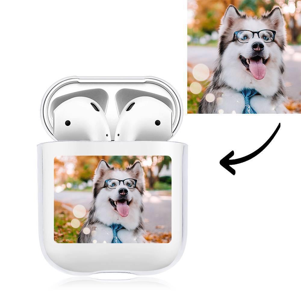 Custom Photo Earphone Case AirPods Case Lovely Dog - Transparent - soufeelus