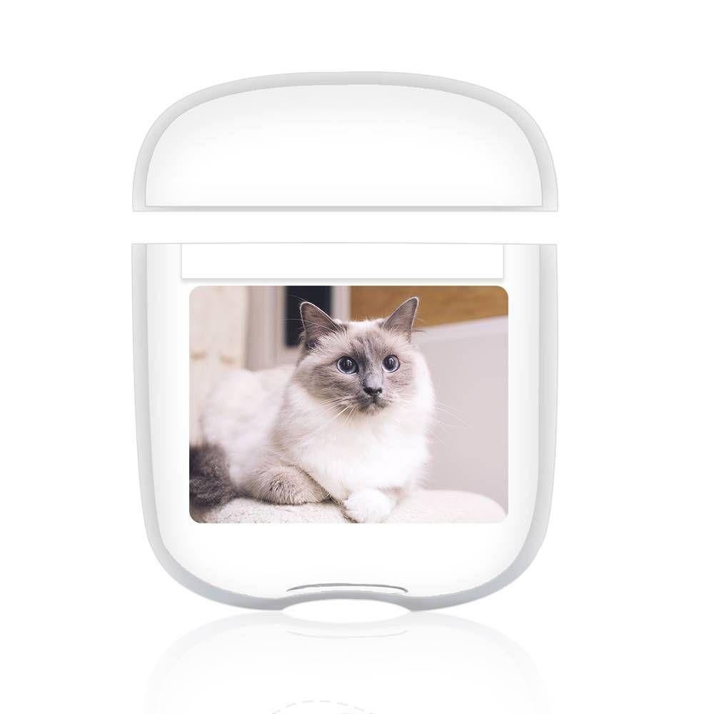 Custom Photo Airpods Case Cat Earphone Case - Transparent - soufeelus