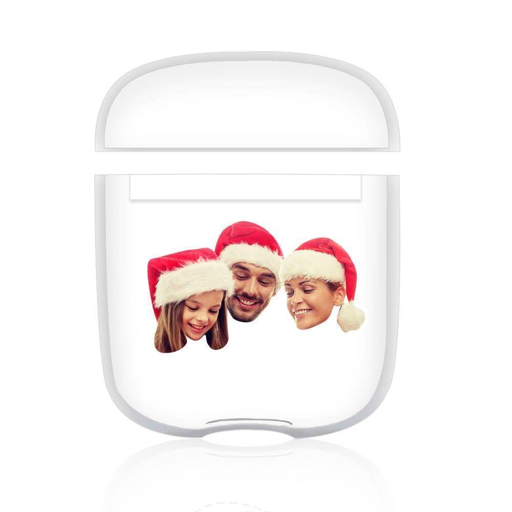 Custom Photo Airpods Case Happy Family Earphone Case Transparent - Avatar - soufeelus